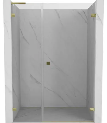 Obrázek produktu pro Mexen Lunar-B L sprchové dveře otočné pravé 140 cm, transparentní, zlaté - 832SL-140-050-50-00-P