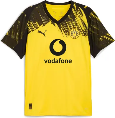 Produktbild von Puma Bvb Home Jersey Replica With Sponsor - faster yellow-puma black, Größe:4XL