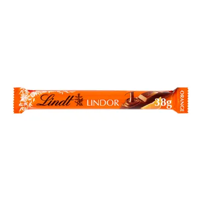 Obrázek produktu pro LINDOR tyčinka Mléčná čokoláda s příchutí pomeranče 38g