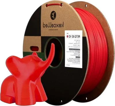 Produktbild von PETG Filament 1,75mm rot 1kg Chemikalienbeständig für FDM Drucker