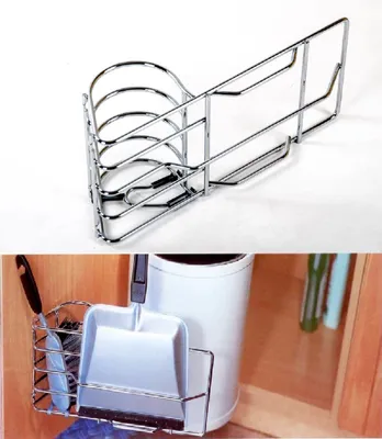 Produktbild von Wesco Kehrblech und Handfegerhalter chrom