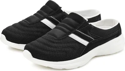 Produktbild von VIVANCE Sabot Slip-On-Sneaker, Sneaker, Freizeitschuh, Halbschuh, schwarz/weiß Größe 41