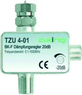 Produktbild von AXING CATV-Dämpfungsregler TZU 4-01 F-Buchse F-Stecker 0,5 20dB