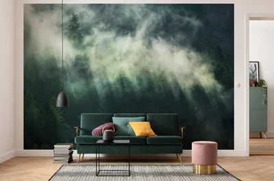 Produktbild von Komar Vlies Fototapete "Misty Crowns" - Größe: 350 x 250 cm (Breite x Höhe), 7 Bahnen
