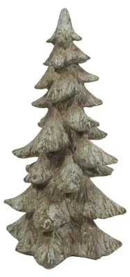 Produktbild von Clayre & Eef Weihnachtsdekoration Weihnachtsbaum 19x18x36 cm Braun Kunststoff