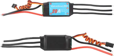 Obrázek produktu pro Dvoucestný střídavý ESC Elektronický regulátor otáček pro RC auta Loď Podvodní vrtule (20A )