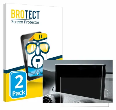 Produktbild von 2x Für Audi Q2 Facelift 2024 Schutzfolie BROTECT Displayschutz Display Schutz Folie Klar Transparent