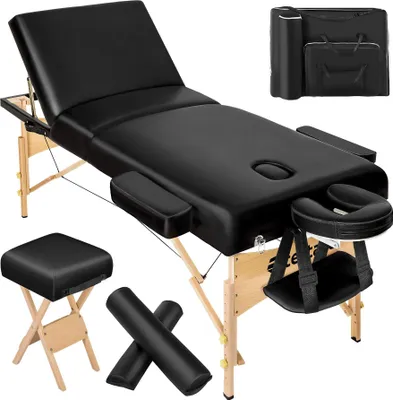 Produktbild von tectake® 3 Zonen Massageliege-Set Breite 70 cm, Polsterung 10 cm 218 x 102 x 90 cm