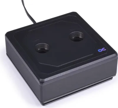 Produktbild von Alphacool Eisblock XPX Aurora Edge - Full Brass Black Digital RGB, Wasserblock, Messing, Kupfer, Schwarz, LGA 1150 (Socket H3), LGA 1151 (Socket H4), LGA 1155 (Socket H2), LGA 1156 (Socket H), LGA 1200..., 3-Pin, 1/4"