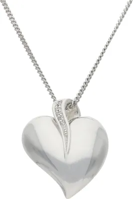 Produktbild von JuwelmaLux Anhänger 925/000 Sterling Silber Herz mit synth. Zirkonia JL11-02-0106