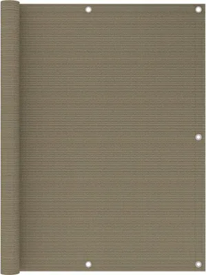 Produktbild von Balkon-Sichtschutz Taupe 120x600 cm HDPE