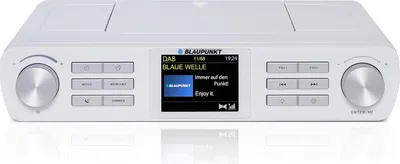Produktbild von Blaupunkt KRD 100 Bluetooth DAB+ UKW Multidisplay Digitalradio mit Uhr weiß