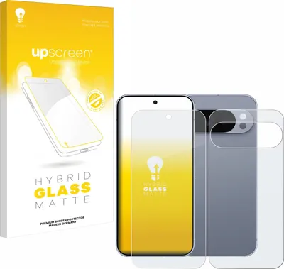 Produktbild von upscreen Entspiegelungs Schutzglas für Google Pixel 10 Pro (Display+Rückseite) Schutzfolie Panzer Folie Glas Display Schutz matt