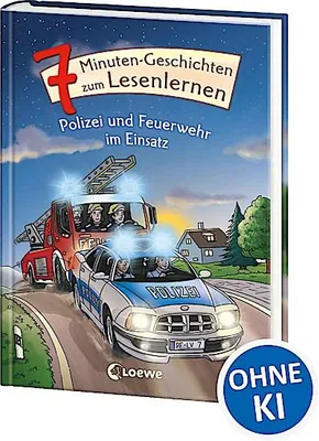 Immagine prodotto di 7-Minuten-Geschichten zum Lesenlernen - Polizei und Feuerwehr im Einsatz