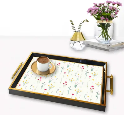 Produktbild von Evila Originals, TPA9789, Tablett, Mehrfarbig, 100 % GLAS, 50 x 29 x 3,5 cm