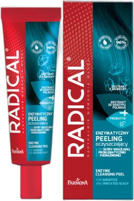 Zdjęcie produktu dla Farmona Radical Enzymatyczny peeling oczyszczający do skóry wrażliwej problematycznej i podrażnionej, 75ml
