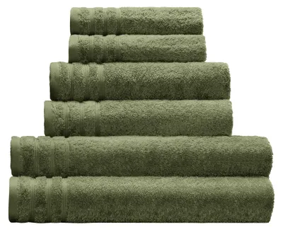 Productafbeelding van Kleine Wolke Frottier gastendoek ROYAL, kleur: Forest, afmetingen: 30x50 cm