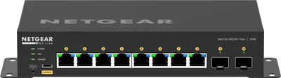 Image de Netgear AV Line M4250-8G2XF-PoE+ - Commutateur - L3 - Géré - 8 x 10/100/1000 (8 PoE+)