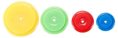 Nahtzugabenmarkierer-Set, 4-teilig, 3-10 mm, Kunststoff