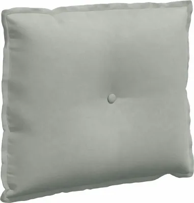 Immagine prodotto di vidaXL Cuscino di schienale grigio chiaro 60 x 50 cm in tessuto a coste
