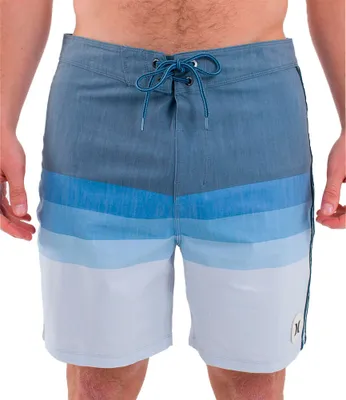 Image de Hurley Phntm Naturals, short de bain 18 pouces, bleu, taille 34, pour homme, couleur bleu, taille 34