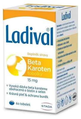 Immagine prodotto di LADIVAL BETA CAROTENE 15 mg, 60 compresse orosolubili