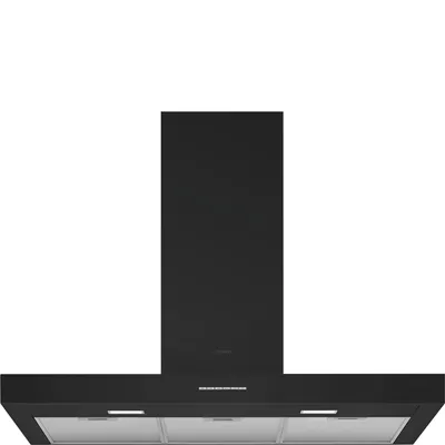 Produktbild von Smeg KBT900NE Dunstabzugshaube Wandmontiert Schwarz 480 m³/h