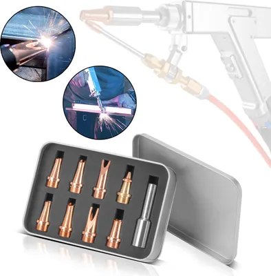 Zdjęcie produktu dla Zestaw 9 dysz laserowych STAHLWERK do laserowych palników spawalniczych Urządzenia do spawania laserowego