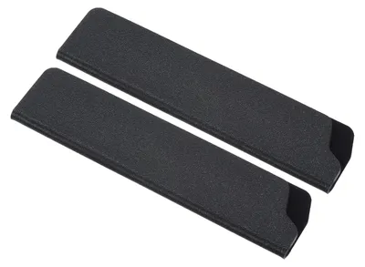 Messerschutzhüllen für 5" Santoku-Messer, 2er-Pack, Schwarz