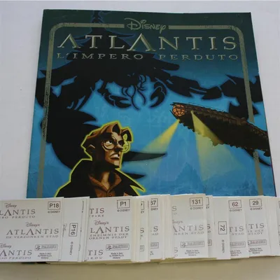 Image de Atlantis L'EMPIRE PERDU - Autocollants à collectionner - Série complète + album