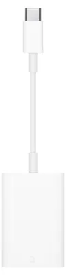 Produktbild von Apple MW653ZM/A, SD, Weiß, iPhone 15 Pro; iPhone 15 Pro Max; iPhone 15; iPhone 15 Plus; iPad Pro 13-inch (M4); iPad Pro..., USB 2.0 Type-C, 1 Stück(e), 66 mm