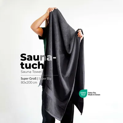 Produktbild von etérea Duschtuch Baumwolle Türkis 80x200 cm