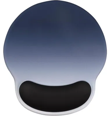 Produktbild von Ergonomisches Gel-Mauspad mit Handgelenkauflage Schwarz 23 x 25 x 2,5 cm
