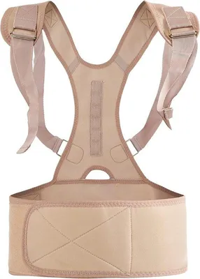 Produktbild von Famanu Rückenbandage Verstellbar mit Magneten - Neopren, 37x28x0,5 cm