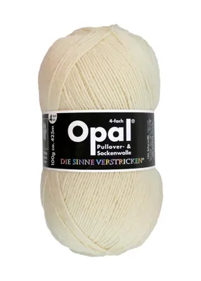 Produktbild von Opal Sockengarn - Uni 4fach Farbe: 3081 natur