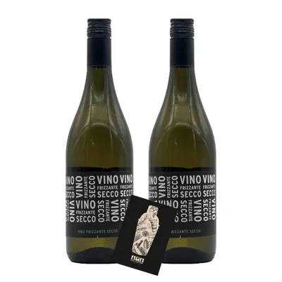 Produktbild von Vino Frizzante Secco 2er Set Ducca Della Rocca je 0,75L (10,5% Vol) trocken Italien- [Enthält Sulfite]