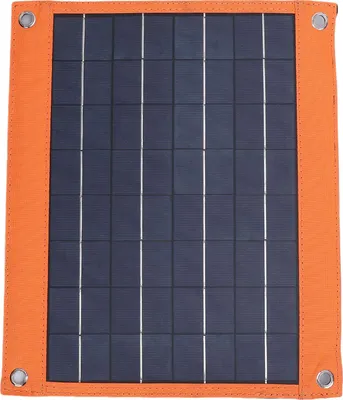 Image de Panneau solaire avec sorties USB A USB C Panneau de charge solaire 20W avec support pour allume-cigare Clip de batterie pour la maison, le camping et l'extérieur