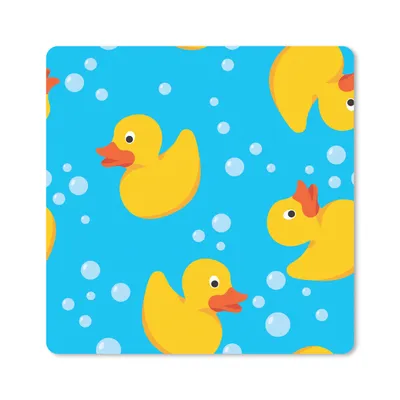 Produktbild von MuchoWow® Mauspad Mousepad Gummi-Entchen - Wasser - Muster 30x30 cm - Mousepads - Maus Mat - Pad - Mausunterlage - Gaming