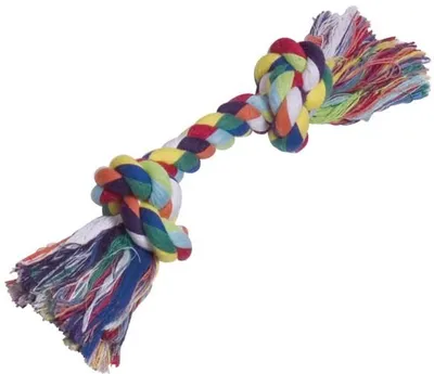 Produktbild von Nobby 72489, Hund, Seil, Mehrfarbig, Baumwolle, Zahnreinigung, 90 g