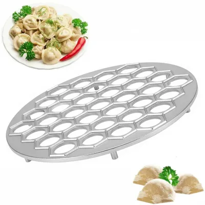 Teigform 37 Mulden Aluminium Ravioli-Maker 26,5 cm