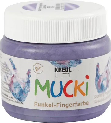 Image de Mucki Vingerverf - Paars Metallic, 150ml