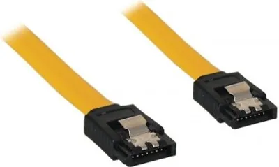 Produktbild von PC-Datenkabel, 6 Gbit/s, Clip SATA L-Typ > SATA L-Typ