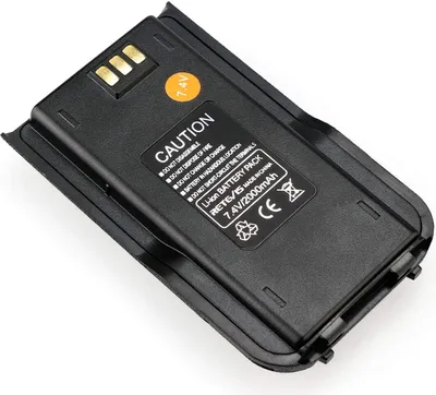 Zdjęcie produktu dla Retevis akumulator litowo-jonowy 2000 mAh 7,4 V kompatybilny z radiotelefonem Retevis RT3 RT3S DMR Walkie Talkie TYT MD-380 (1 szt., czarny)