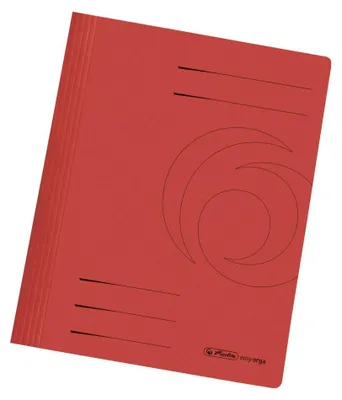 Produktbild von Herlitz Schnellhefter A4, kaufmänische- und Behördenheftung (Manila | A4, rot, 1