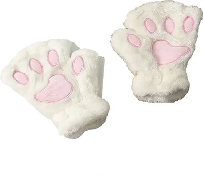 Obrázok produktu pre Bezprstové rukavice Paw - Biela pre voľnosť a štýl KP21316