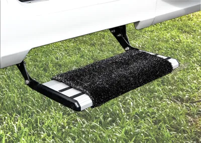 Produktbild von Fußmatte für Trittstufe 45x40cm Trittstufenmatte schwarz für Wohnmobil Wohnwagen