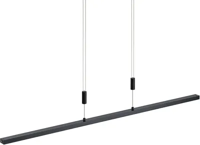 Produktbild von Lindby LED-Hängelampe Arneja, schwarz, CCT, höhenverstellbar