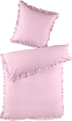 Produktbild von Optidream Renforcé Bettwäsche 135 x 200 cm Bettbezug 135 cm x 200 cm Kopfkissenbezug 80 x 80 cm ros