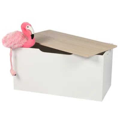 Produktbild von MISOU Aufbewahrungsbox mit Deckel Organizer Spielzeugkiste 80x40cm Weiß Aufbewahrungsbox