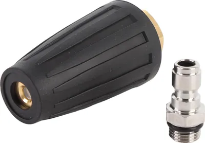 Immagine prodotto di Ugello turbo per idropulitrice, 4000 PSI, 4,0 GPM, attacco rapido da 1/4 di pollice, punte di spruzzo rotanti per la maggior parte delle lavatrici
